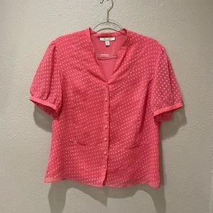 🔴 JM Collection women’s blouse size 12